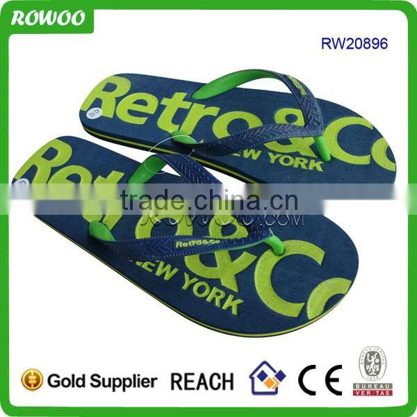 Unique Men Customized Eva Footwear Design Slipper,Customized logo Beach Slipper