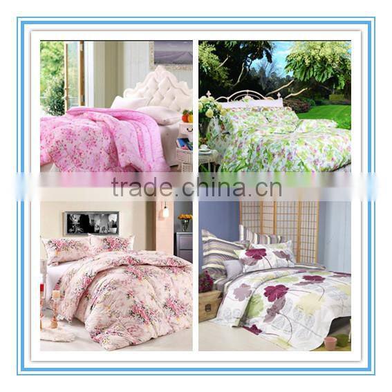 Hot selling products summer embossed Printed Microfiber Quilt