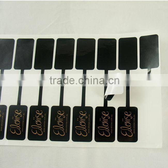 Custom black fasson sticker