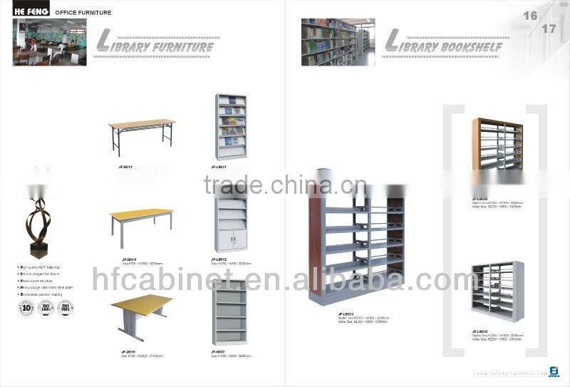 High Quality Elegant Metal Library Furniture Book Shelves