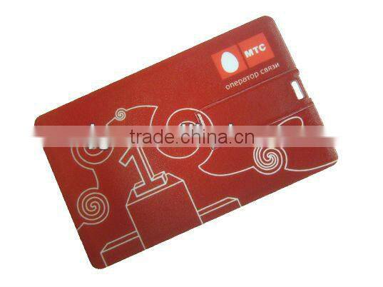 Plastic Promotional Flash Memory Card from China Factory