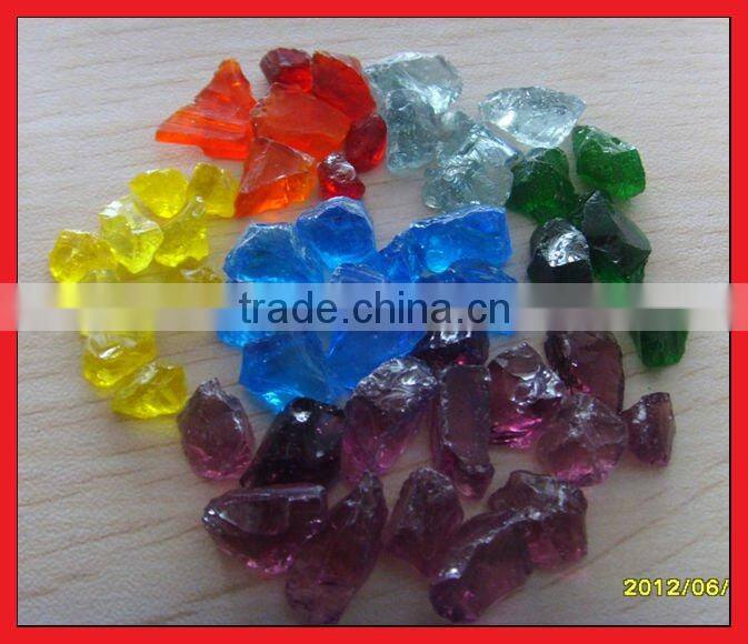 Crushed black quartz terrazzo chips flooring material