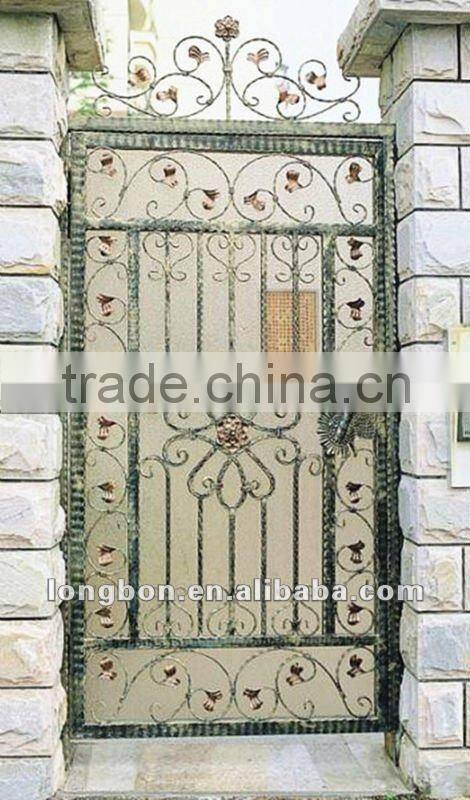 modern wrought iron security screen door