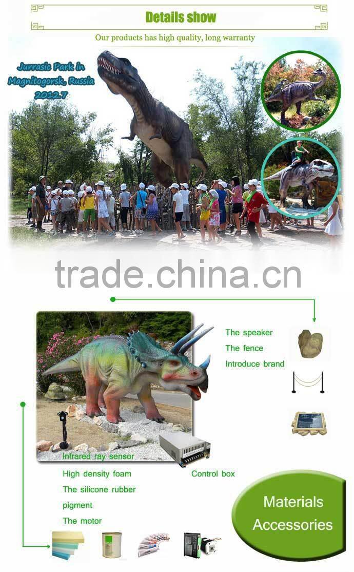 Playground cartoon characters fiberglass statue for kids