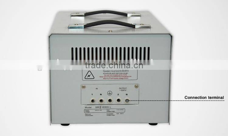 SRFII-9000-L Desk type Relay control type stabilizer LCD digital display full automatic AC voltage regulator