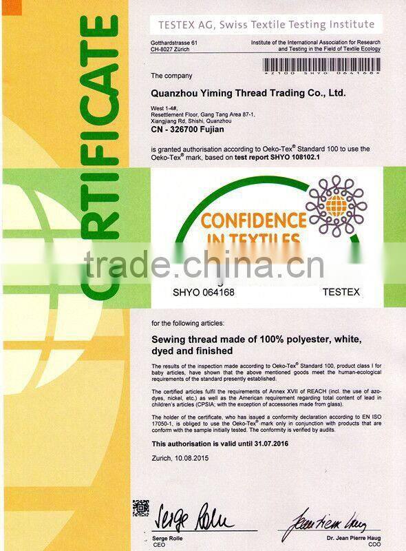 210D/3 High Tenacity Nylon Bonded Thread for Leather Shoes