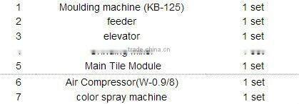 KB-125C Hydraulic Press Concrete Tile Making Machine