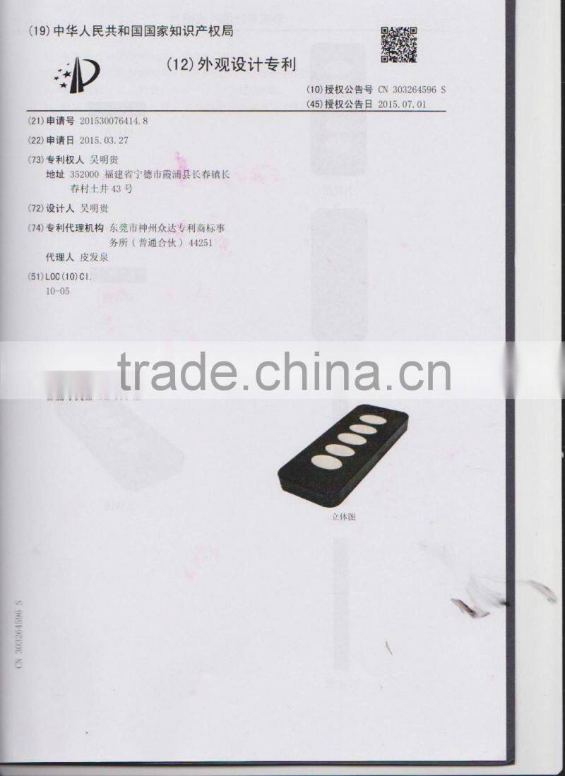 5-in-1 RF Locator Smart Key Finder With Led Light Remot Control Key Chain Sticker Key Finder