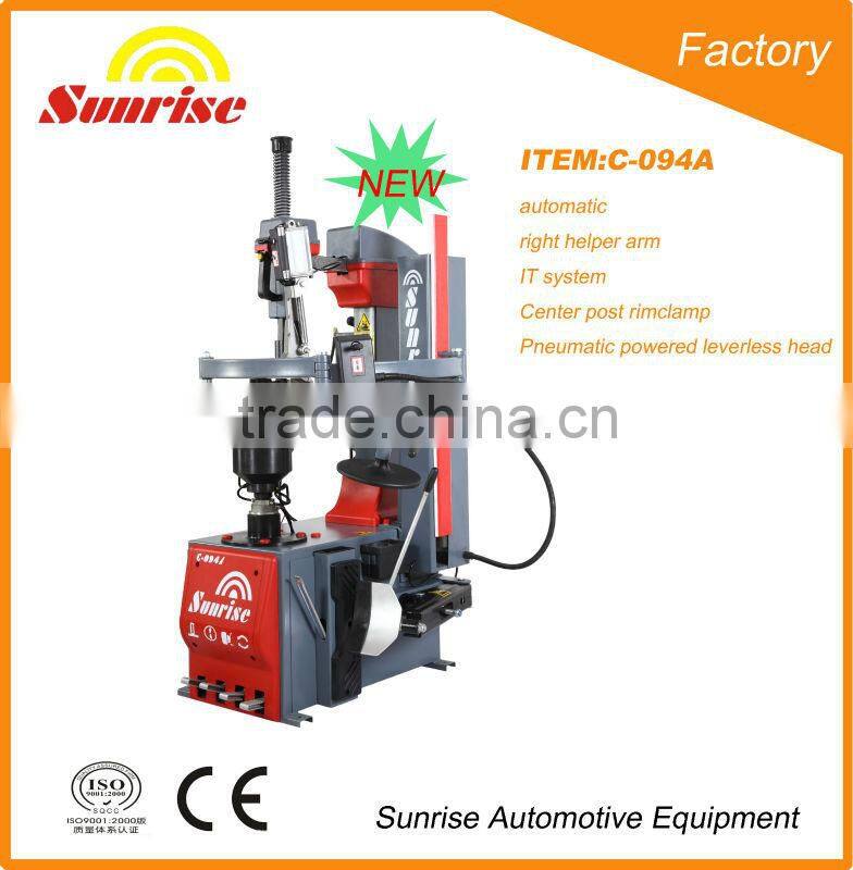 leverless tire changer without turntable