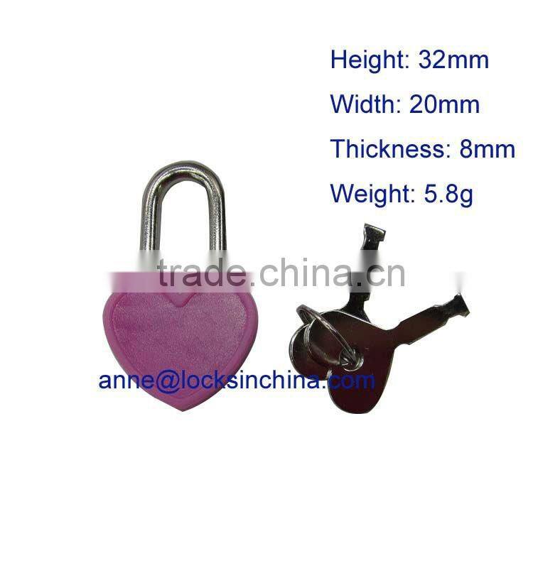 AJF 2015 cheap silver 2 keys Diary Locks for notebooks