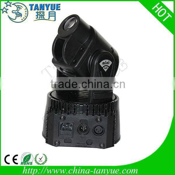 Beam spot RGB 15w led mini moving head light stage/disco/party light
