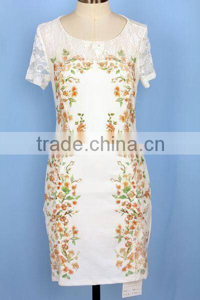 2015 ladies lace dress designs wholesale transparent sexy lace dress