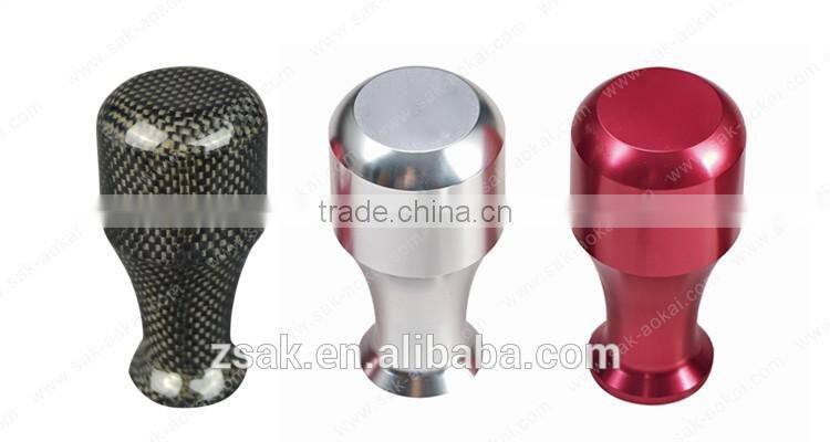 Universal style carbon fiber MT car gear shift knob