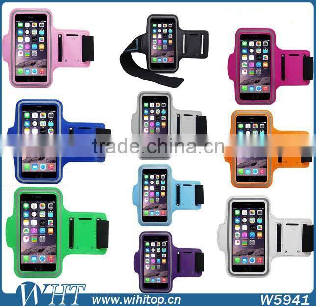 2015 New Arrival Mobile Phone Case Armband for iPhone 6 Plus Running Jogging Sports