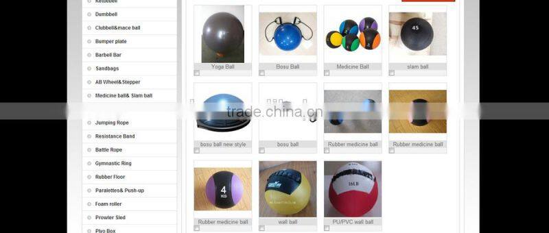2015 NEW medicine ball wall ball crossfit equipment