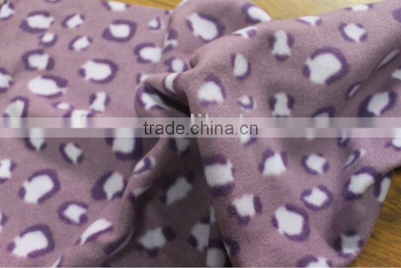 Cheap print polar fleece fabric/100 polyester polar fleece fabric