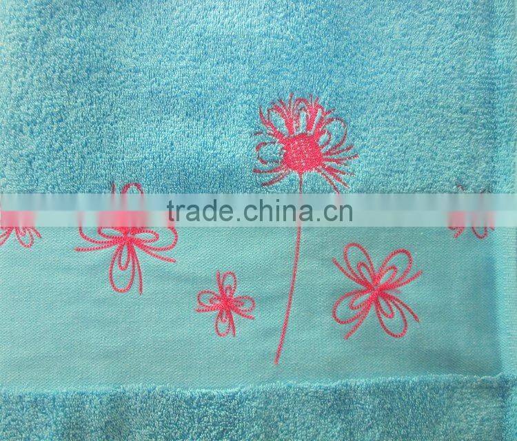 21S Jacquard embroidery towel