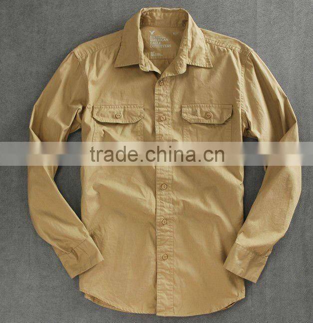 BDU long sleeves 95% cotton fashion men dress shirt military shirts