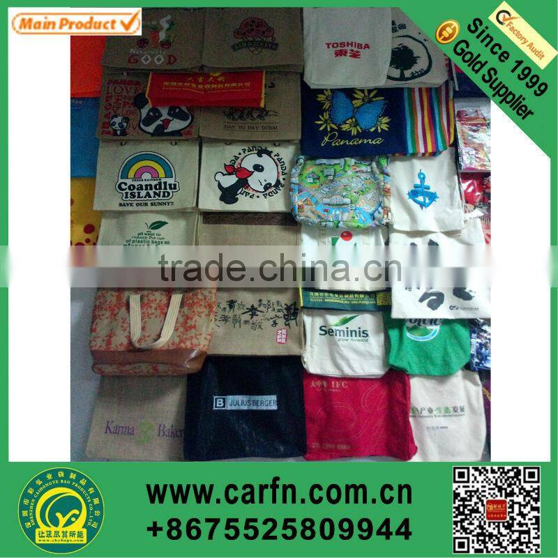 custom printed canvas drawstring bags