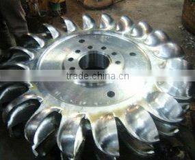 pelton turbine generator / water turbine / stainless steel runner