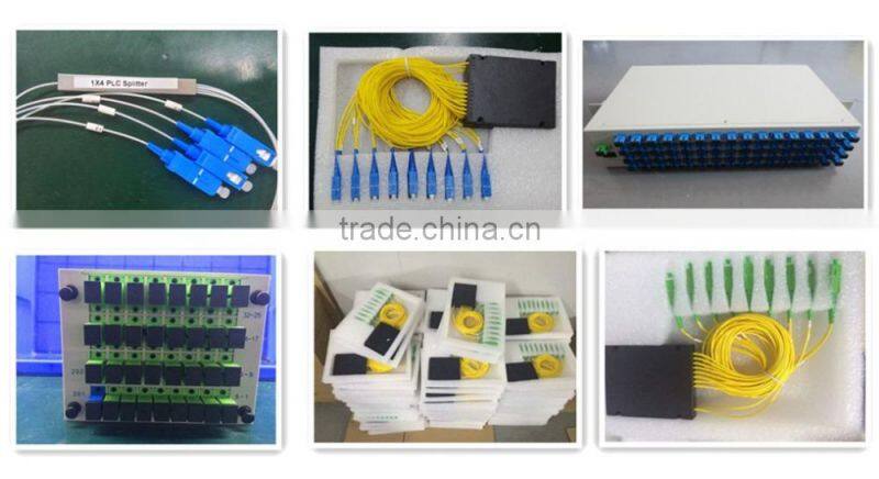 Fiber optic splitter 19" Rack Mount PLC 1x16 1x32