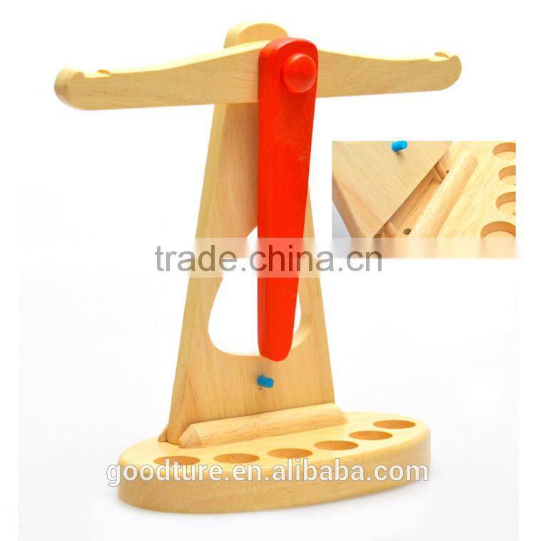 Wooden Balance Scale Kids Learning Toy