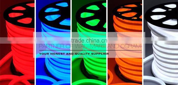 Pure White IP68 Full Waterproof LED Neon Flex Light 24V