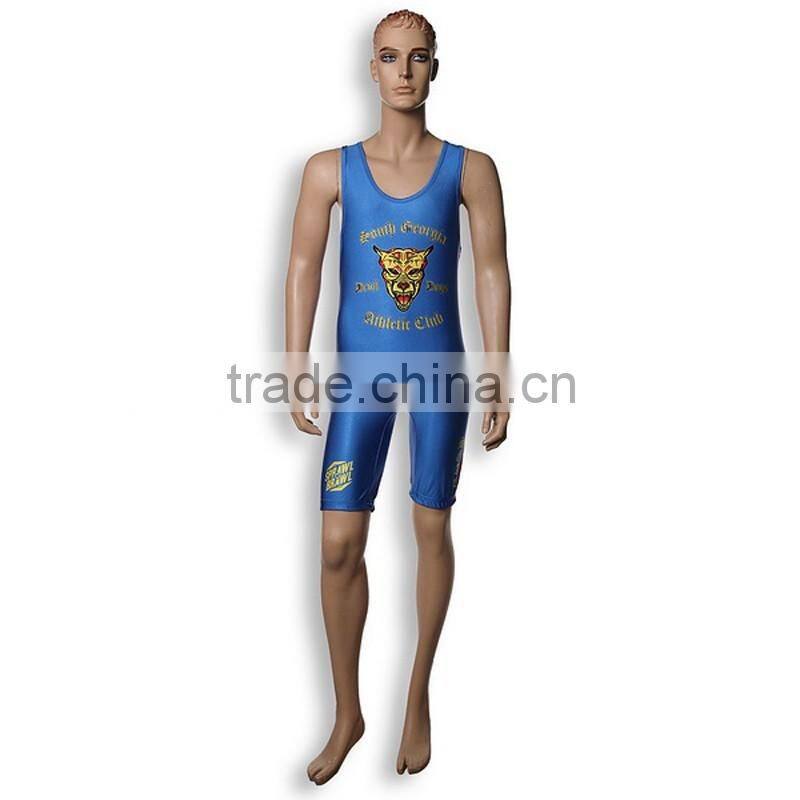 Top quality cheap custom wrestling singlets,heat transfers wrestling