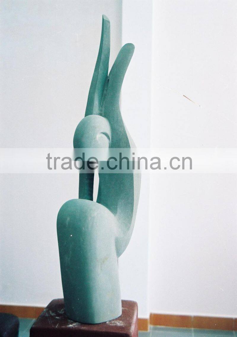 White Woman Statue Abstract Art Marble Hand Carving Sculpture For Garden, Home, Street, Decoration And Restaurant
