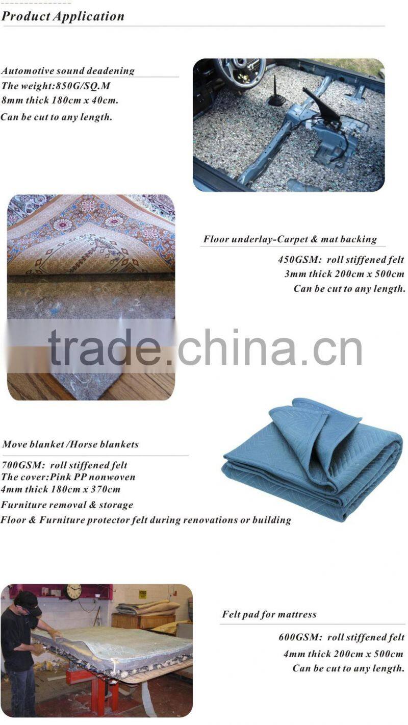Painter Mattress Floor Cover Felt /Thick Felt Pad