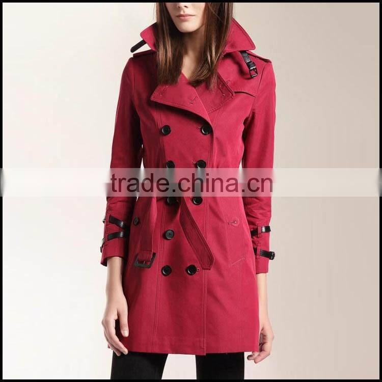 2016 latest coat designs for women and women's long coat made in china guangzhou