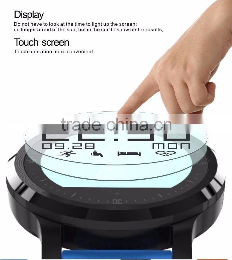 Bluetooth Smart Watch F68 IP67 Waterproof Smartwatch Fitness Tracker Heart Rate Monitor for iOS iPhone 5s 6s Plus Android Phone