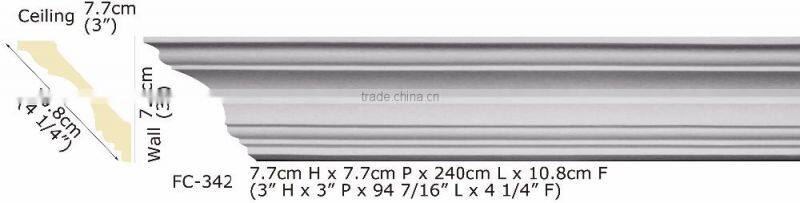 High Quality Good price beautiful Polyurethane Cornice Moulding
