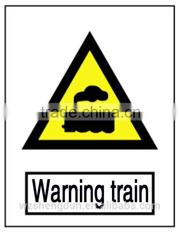 Hot sale high quality Reflective aluminium TRAFFIC signs safety signs,WARNING signs customized,CAUTION TRAIN SIGNS