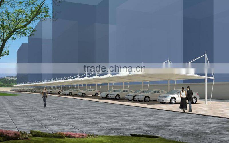 Shade car parking structure architecture