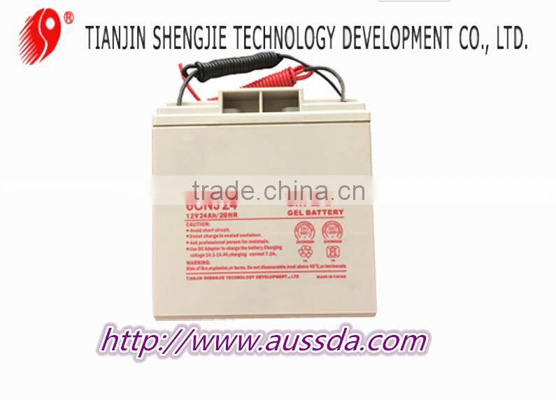 DC12V 24ah Solar energy lead acid storage battery for street light