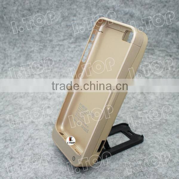New Arrive Battery Case for iPhone 5/5S/5C Battery Case With Plug
