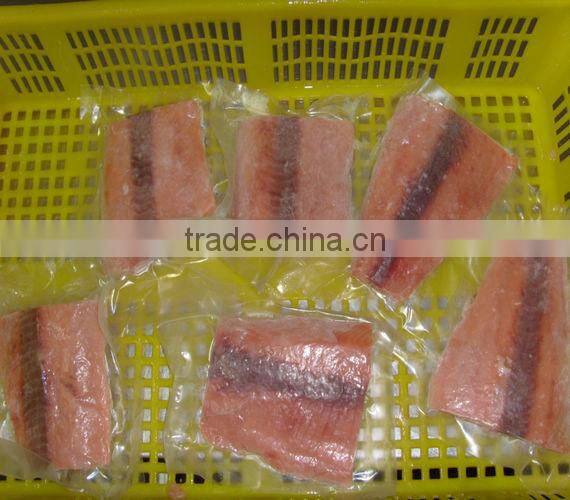 New season frozen pink salmon portion