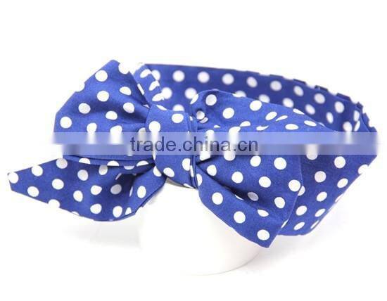 baby headband 2016 bow headband dot hairband