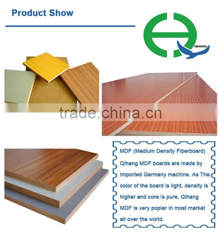 High quality mdf melamine faced with various color choices