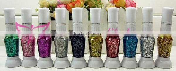 Colorful two way use nail polish pen