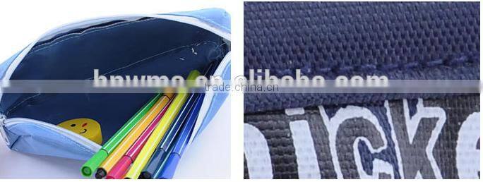 Kids daily school pencil case cheap canvs pen bag for sale