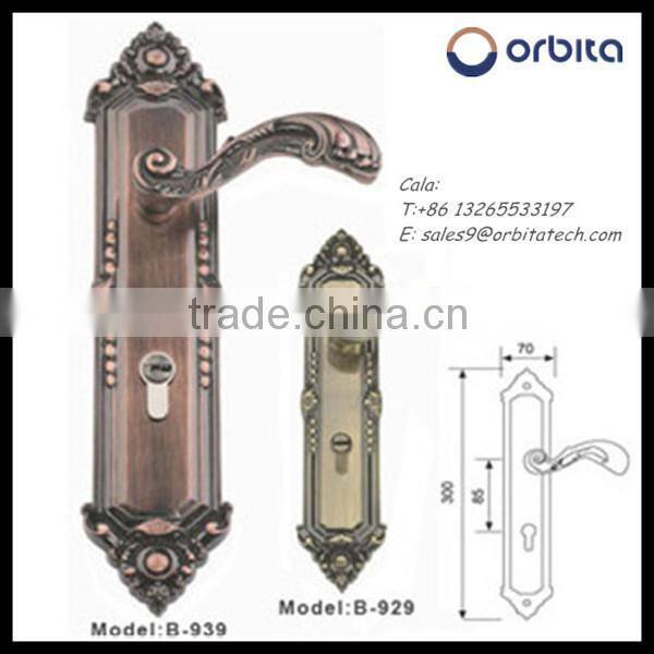 2015 New Product hotel bathroom door lock , stainless steel door lock