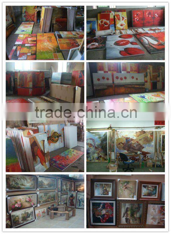 abstract handmade oil paintings of butterflies