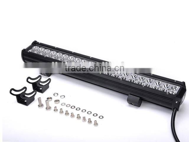 factory 12v led light bar 126W 20" led bar