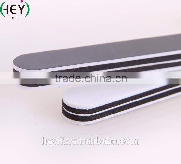 Hot Sell EVA 2 Sides Black And White Nail File Strip For Nail Art