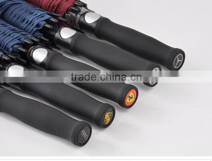 High quality windproof Pongee fabric custom printed types golf umbrellas