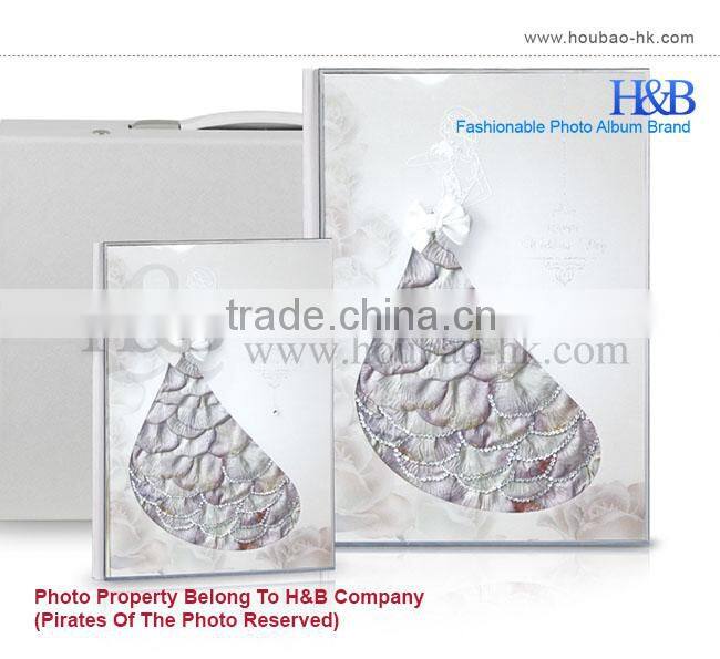 H&B latest 8*12,12*18' acrylic cover photo album with sex girl