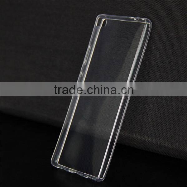 for Huawei P8 Case TPU Transparent Clear Back Cover Case for Huawei Ascend P8 Cell Phone Bags case
