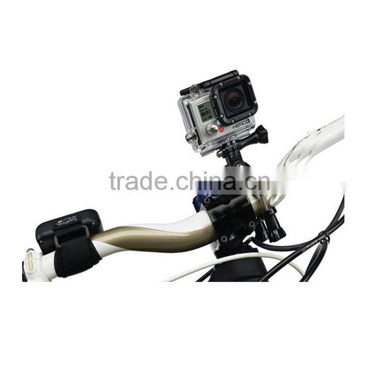 Bicycle Handlebar / Seatpost Clamp with Three-way Adjustable Pivot Arm for Gopro Hero 3+/3/2/1